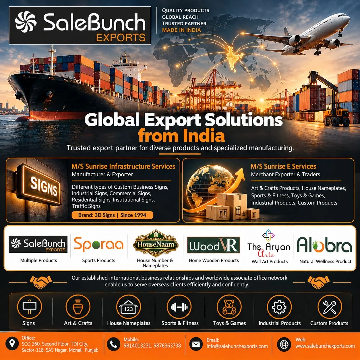 SaleBunch global export products